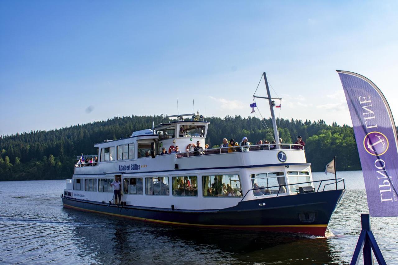 Ubytovani Hanka V Pokoji S Bakonem C408 Frymburk Kültér fotó